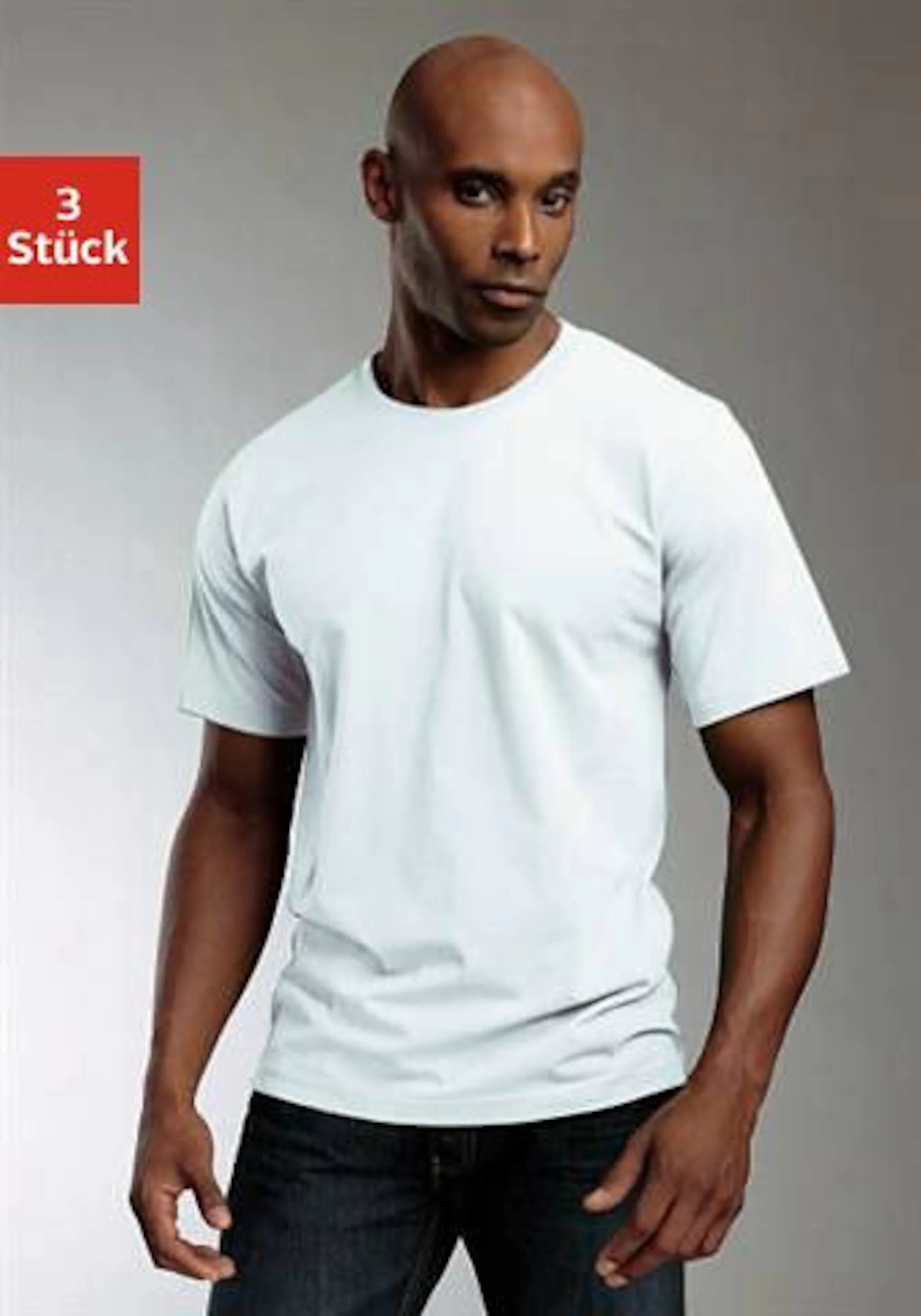 H.I.S T-Shirt in weiß