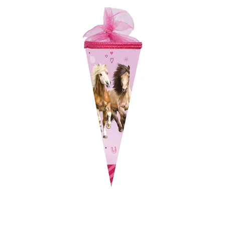 Nestler Schultüte Coppenrath Pferdefreunde 3, 22 cm, rund