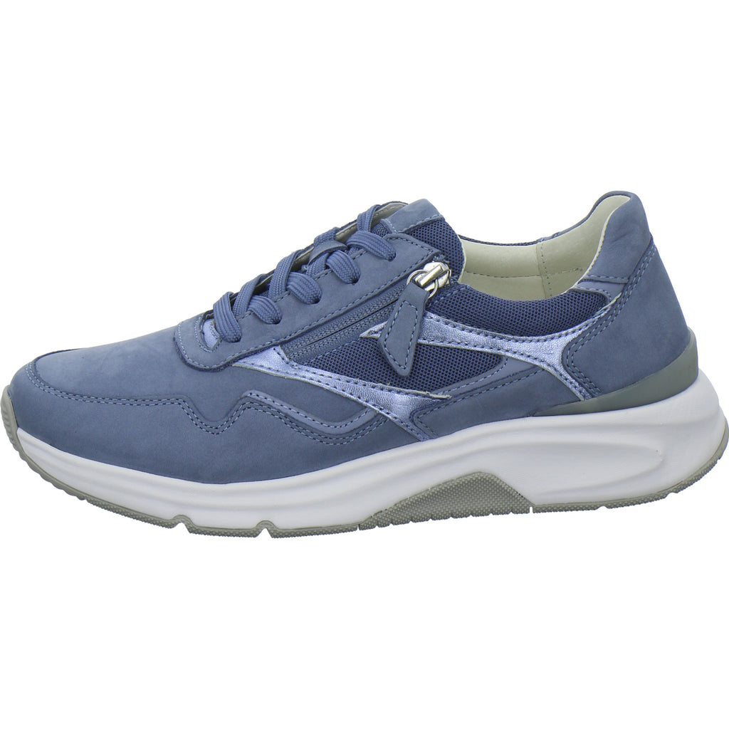 Gabor Comfort Sneaker Damen Rolling Soft Hellblau