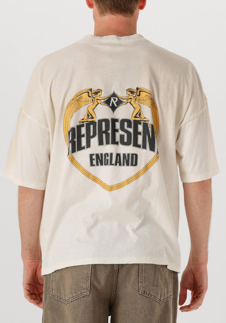 gebroken wit represent polo angel border t shirt
