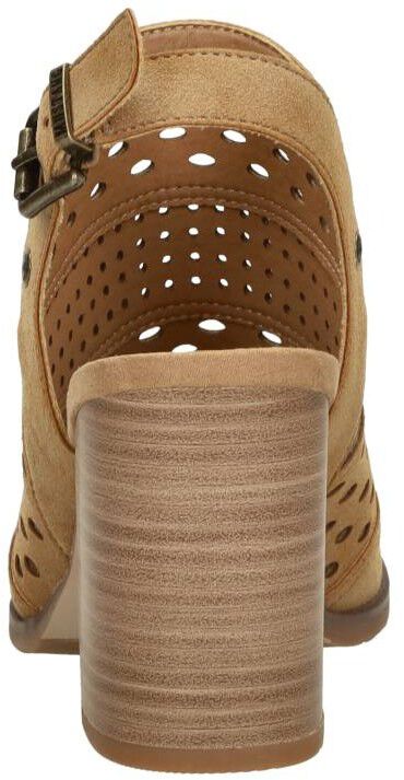 Mustang Sandalen Hak cognac