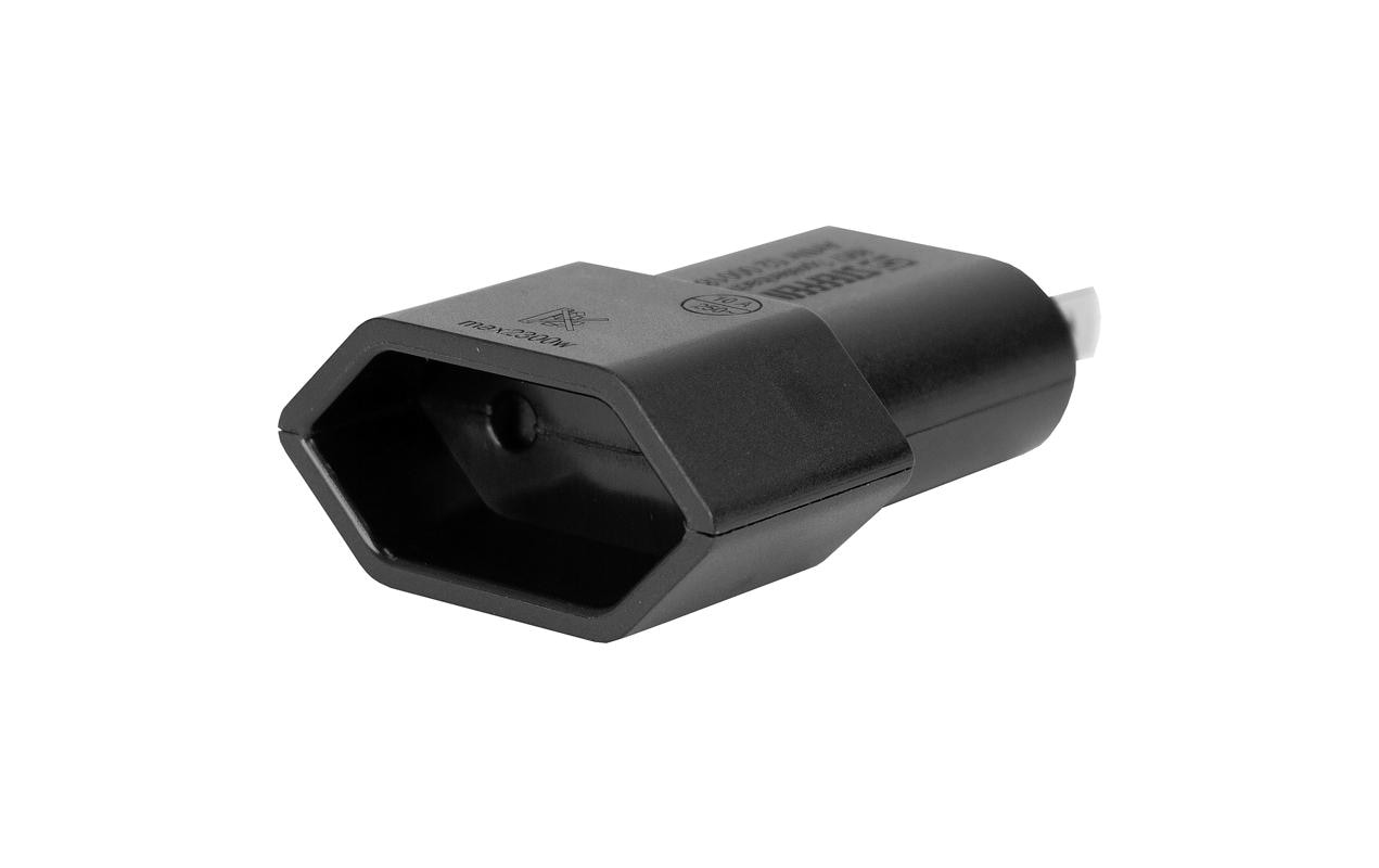 Reiseadapter T11 / USA, Schwarz2-poliger Reiseadapter Typ 11 - USA