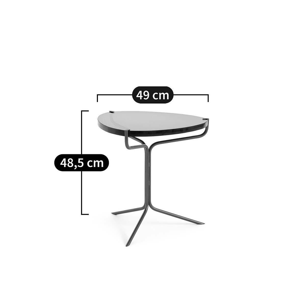 AM.PM<br>Mesa lateral de acrílico, Lazzi