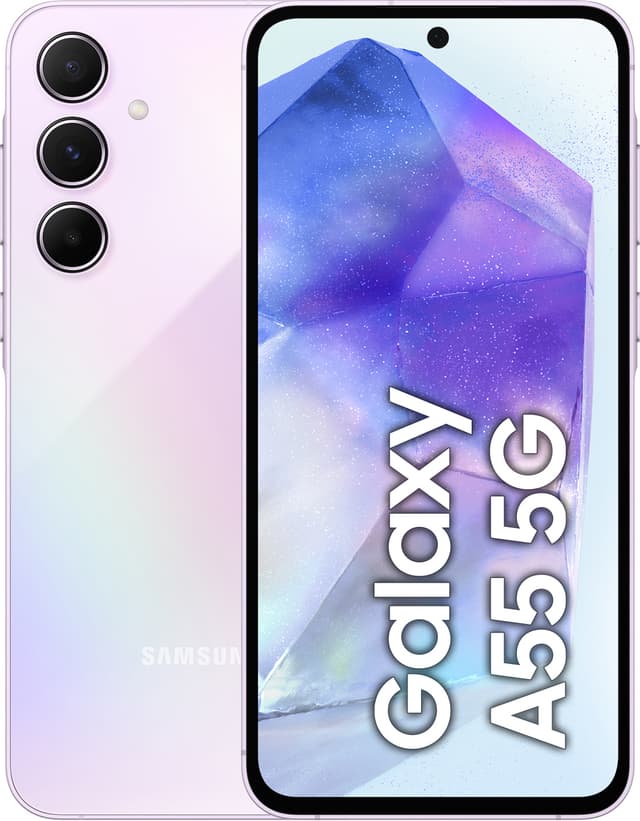 Samsung Galaxy A55 5G smartphone 8/256GB (lilla)