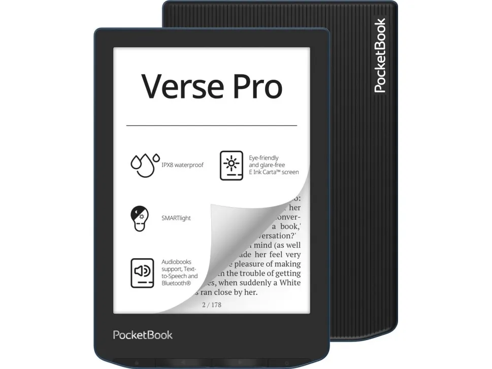 PocketBook Verse PRO - eBook læser - Linux 3.10.65 - 16 GB - 6
