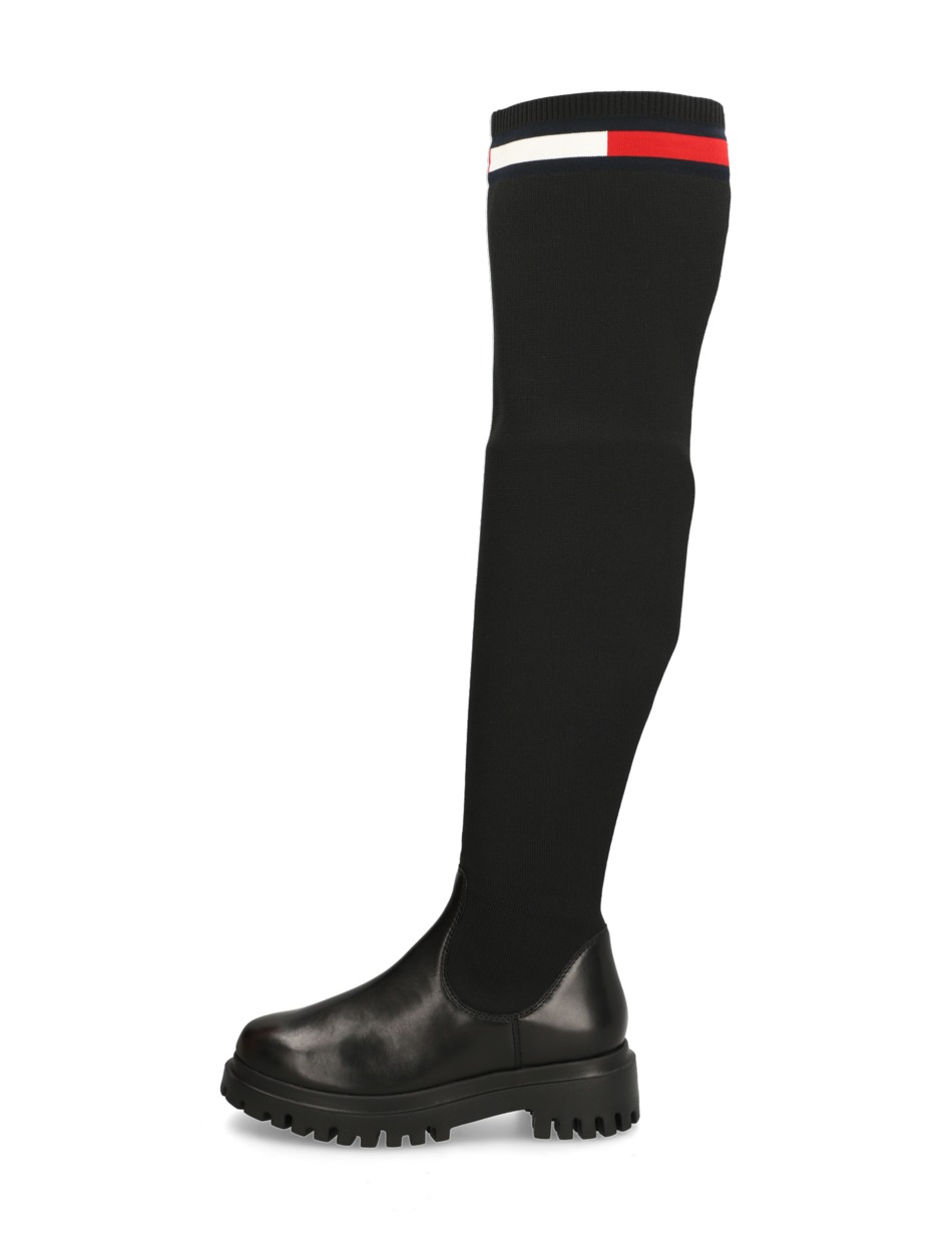 TOMMY JEANS KNIT OVERKNEE BOOT