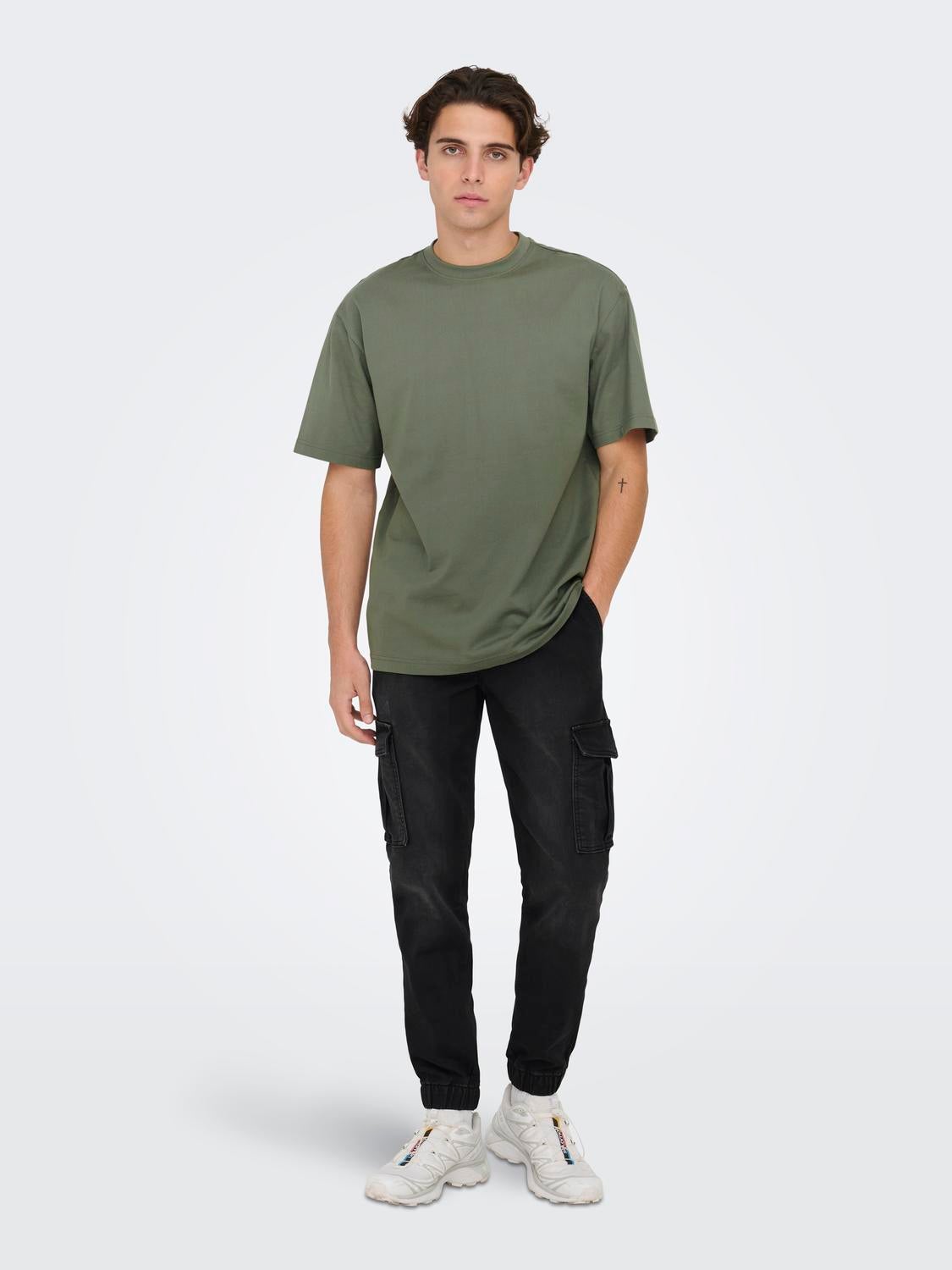 ONSFRED T-shirt Castor Gray