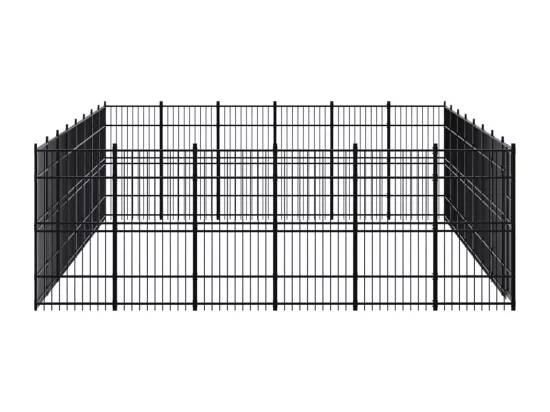Chenil cage enclos pac noire 768 x 576 x 200 cm 02_0041849