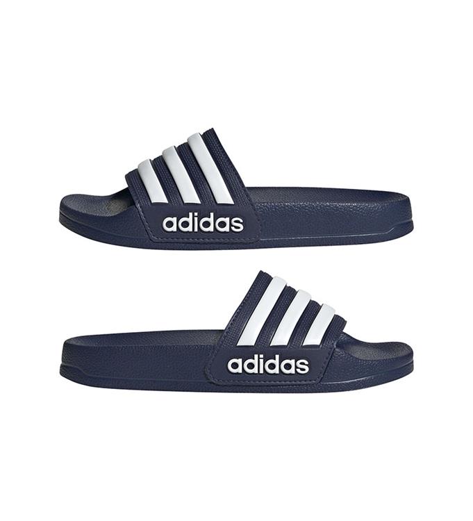 ADILETTE SHOWER K,DKBLUE/FTWWH DKBLUE-FTWWHT-DKBLUE