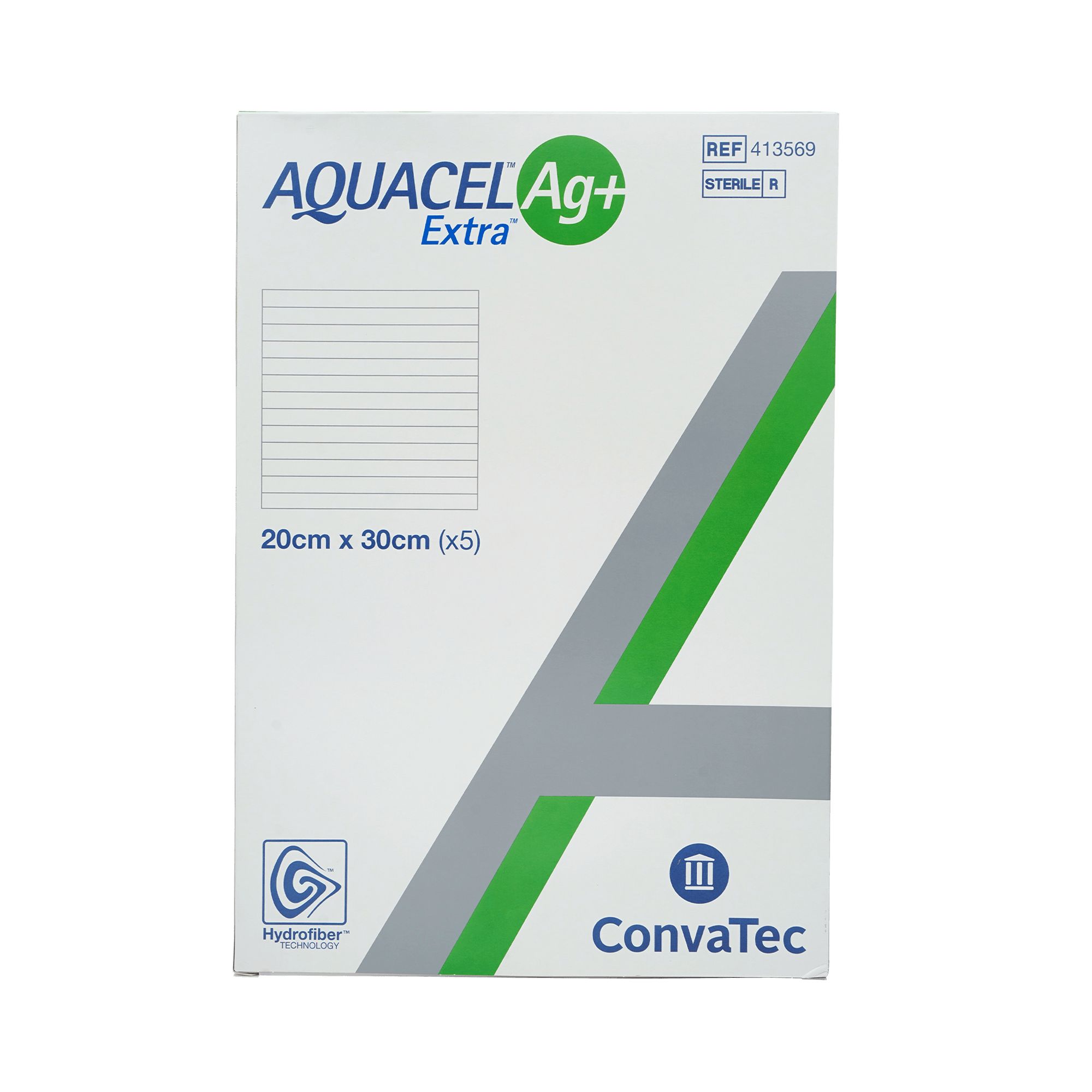 AQUACEL Ag+ Extra 20 x 30 cm Kompressen (5 Stk.) - PZN: 10203833