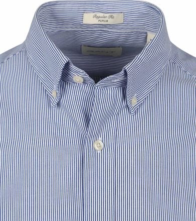 Gant Poplin Banker Overhemd Streep Blauw 3000140-436 kopen