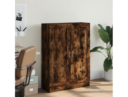 VIDAXL - Bibliothèque chêne fumé 82,5x30,5x115 cm bois d'ingénierie