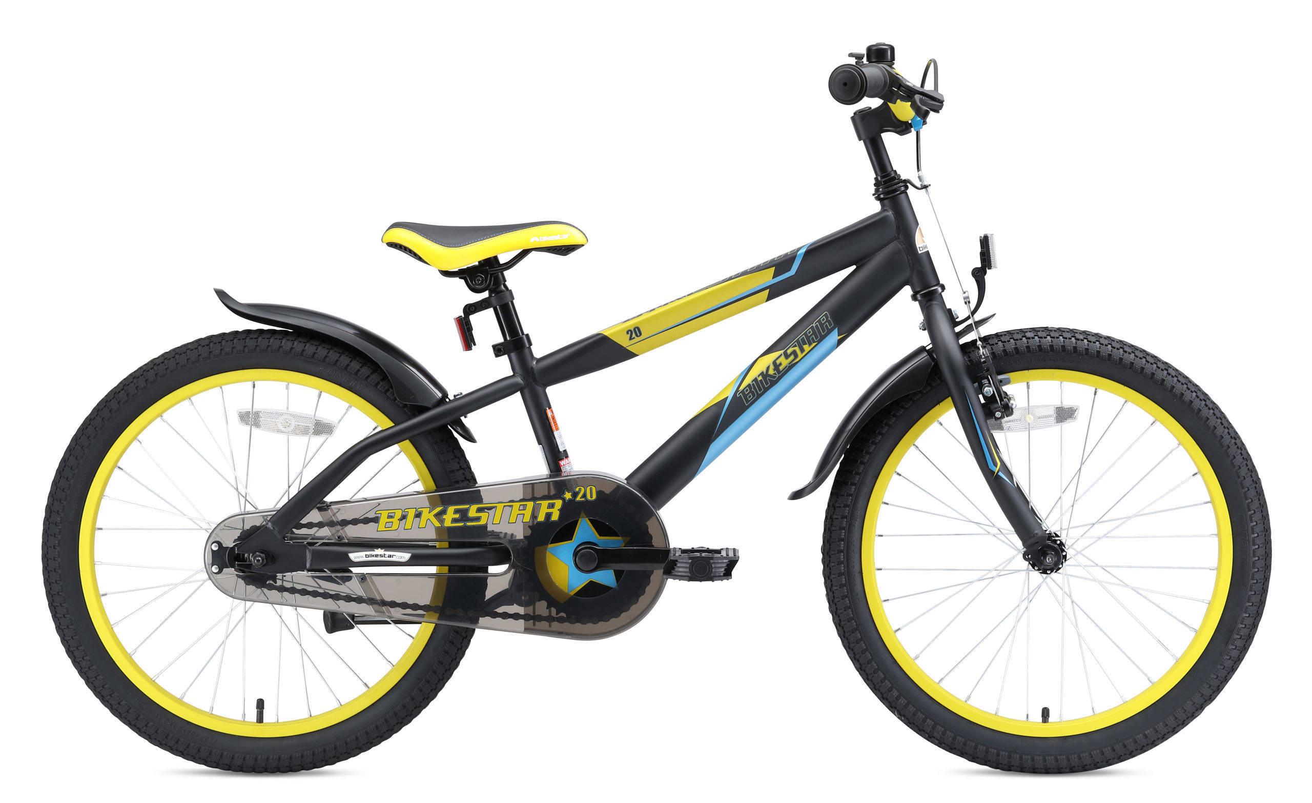 BikeStar Urban Jungle kinderfiets 20 inch zwart