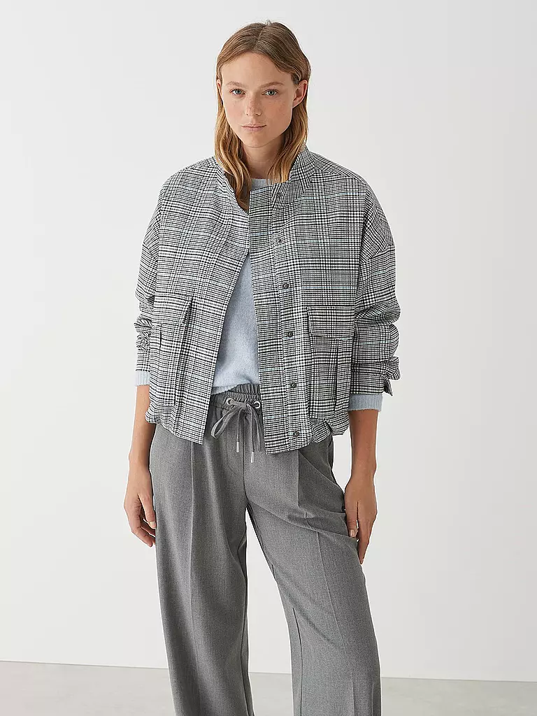 OPUS Jäckchen Loose Fit HEMMA hellgrau