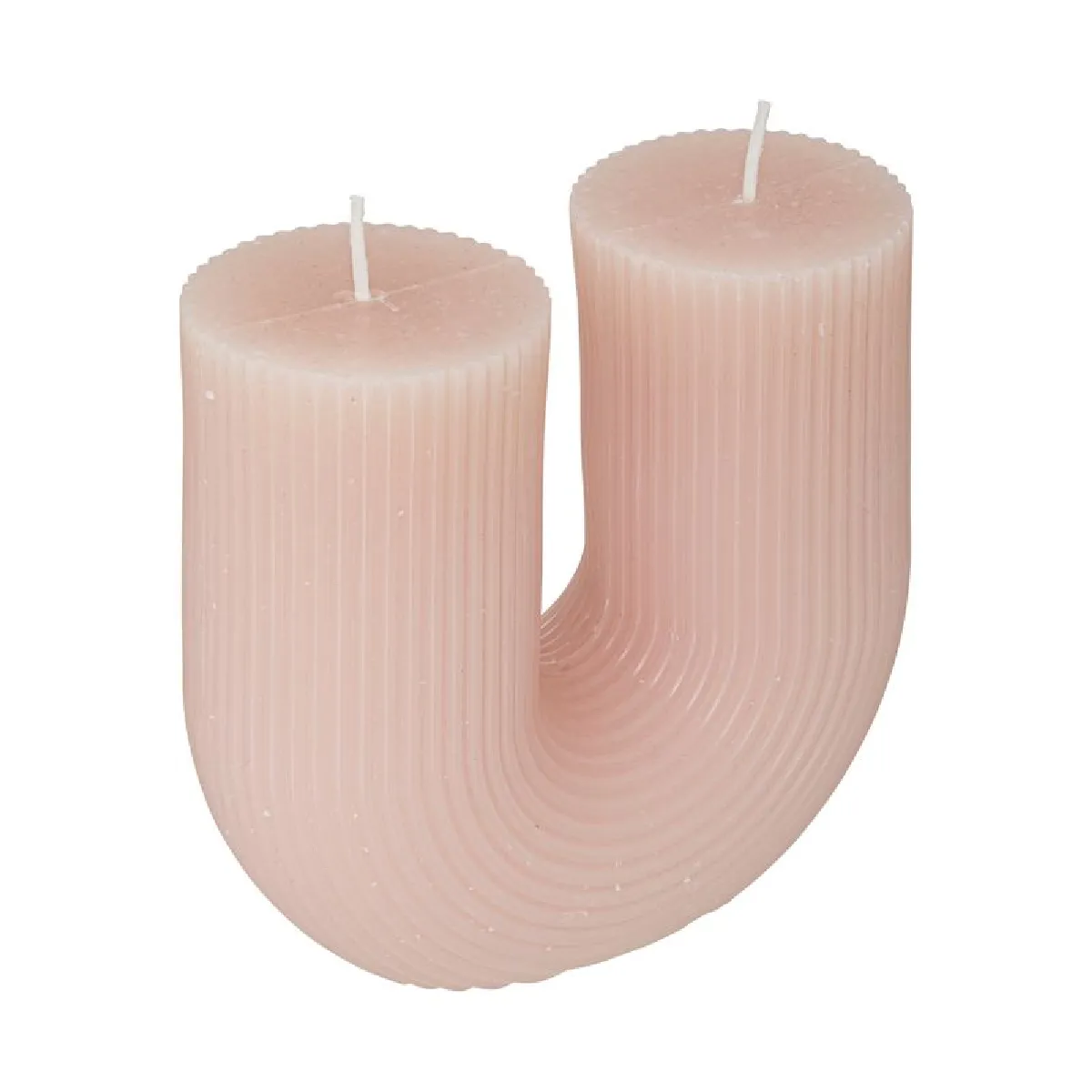 But Bougie U demi 12 cm Rose