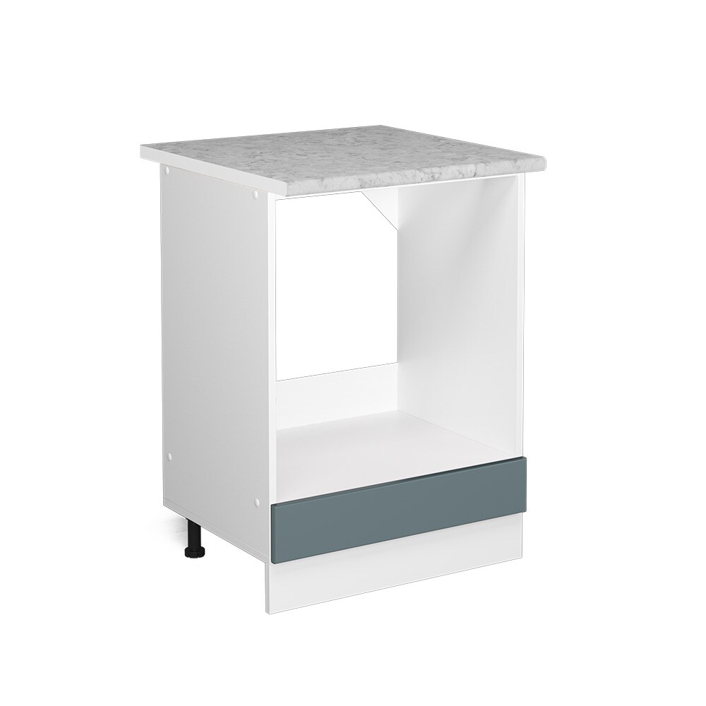 Vicco Herdschrank Küchenschrank R-Line Solid Weiß Blau Grau 60 cm modern Arbeitsplatte