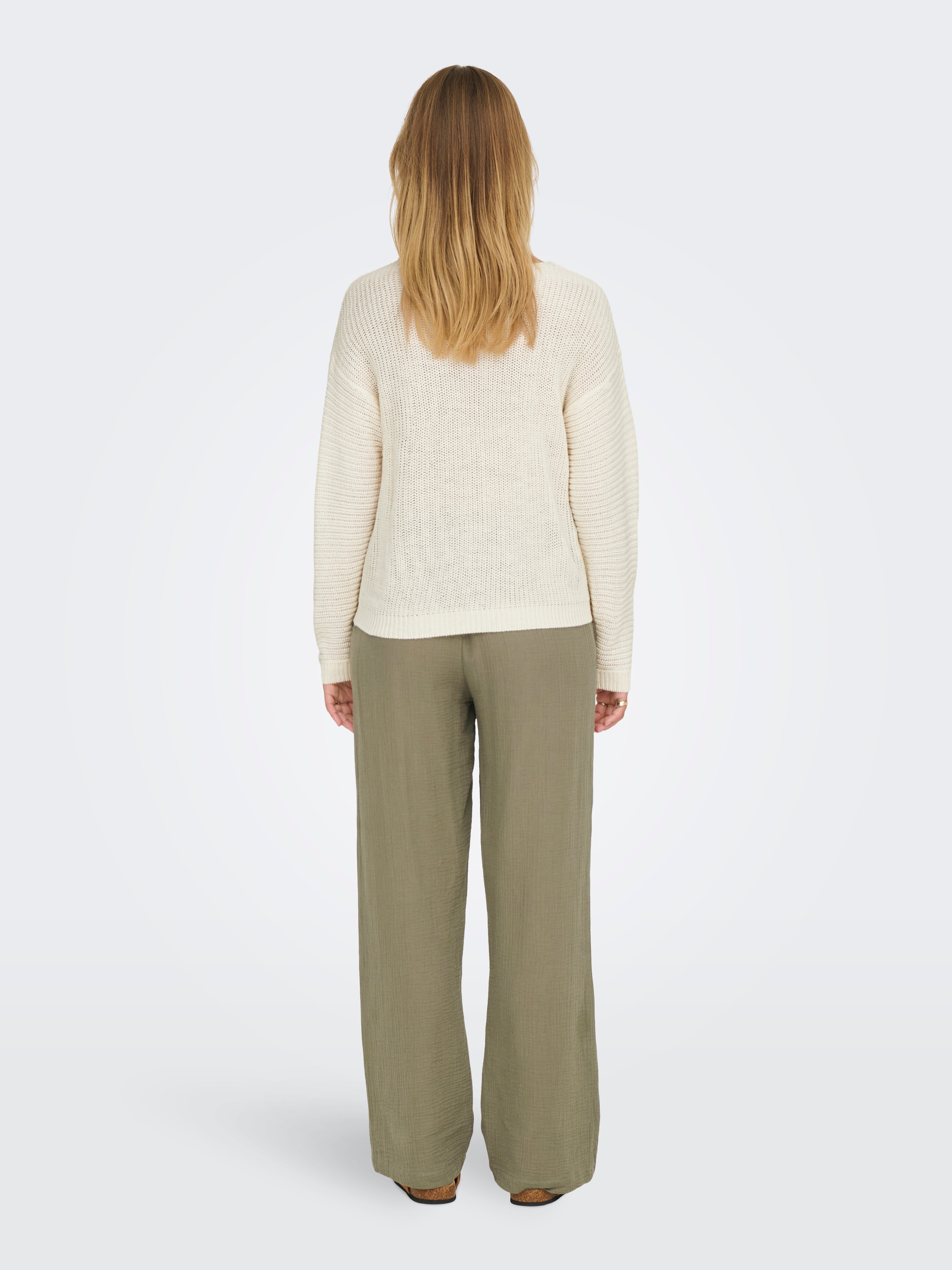 JDYJUSTY Strickpullover Eggnog