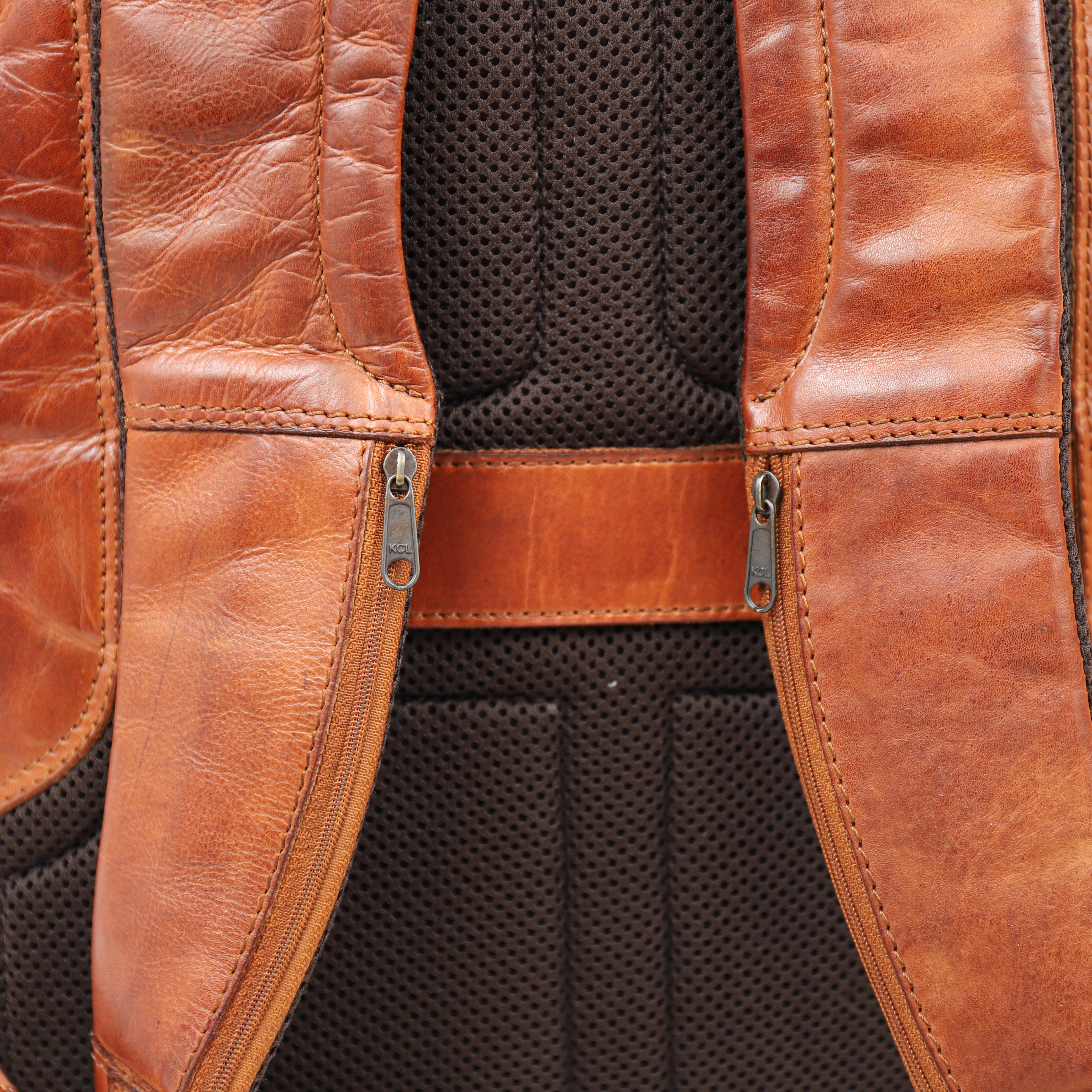 Laptop rugzak 'Jayden' L cognac Cognac