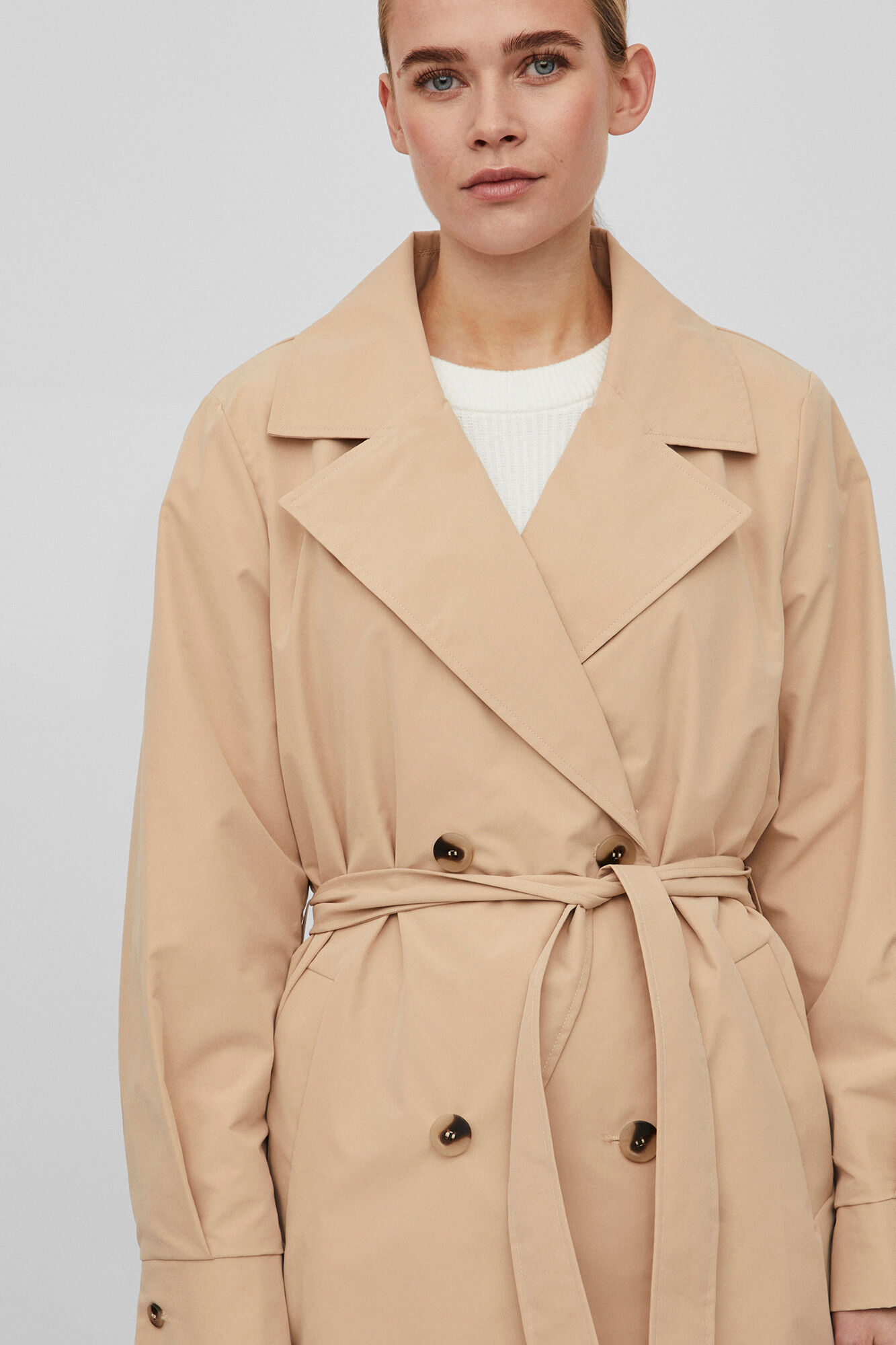 Trench coat Vila - Cinza