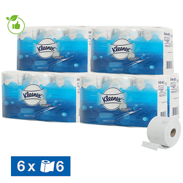 Papier toilette Kleenex XXL 2 épaisseurs, lot de 36 rouleaux