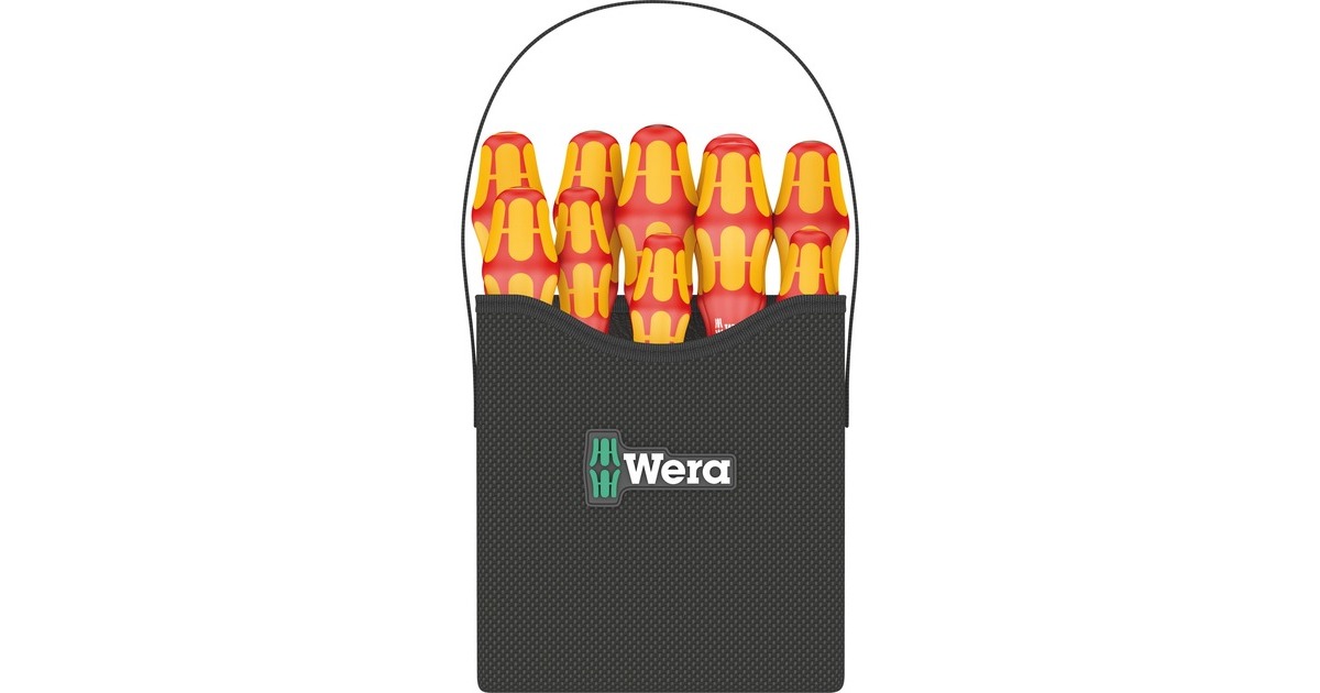 WeraKraftform 2go 100  schroevendraaier  (Rood/geel)