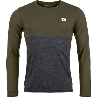 Ortovox 150 Cool Logo Langarmshirt Dark Wild Herbs Herren