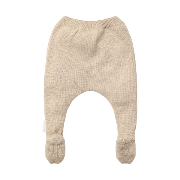 Little Dutch Gebreide Broek - Soft Beige Melee