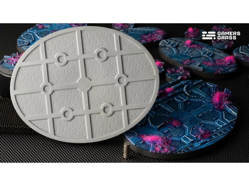 GamersGrass Base Alien Infestation oval 120 mm (x1) Hochwertige Bases für den Miniaturenbau