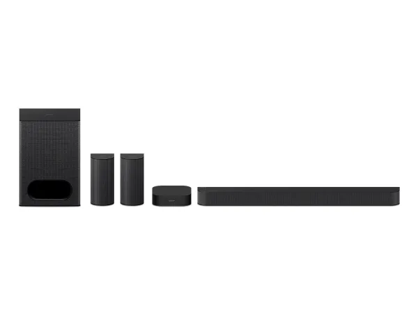 Sony HT-S60, 5.1 kanaler, 1000 W, DTS, DTS 96/24, DTS-ES, DTS-HD, DTS-HD Master Audio, DTS:X, Dolby Atmos, Dolby Digital, Dolby..., Nat, Stemme, Sort, LPCM, MPEG-2
