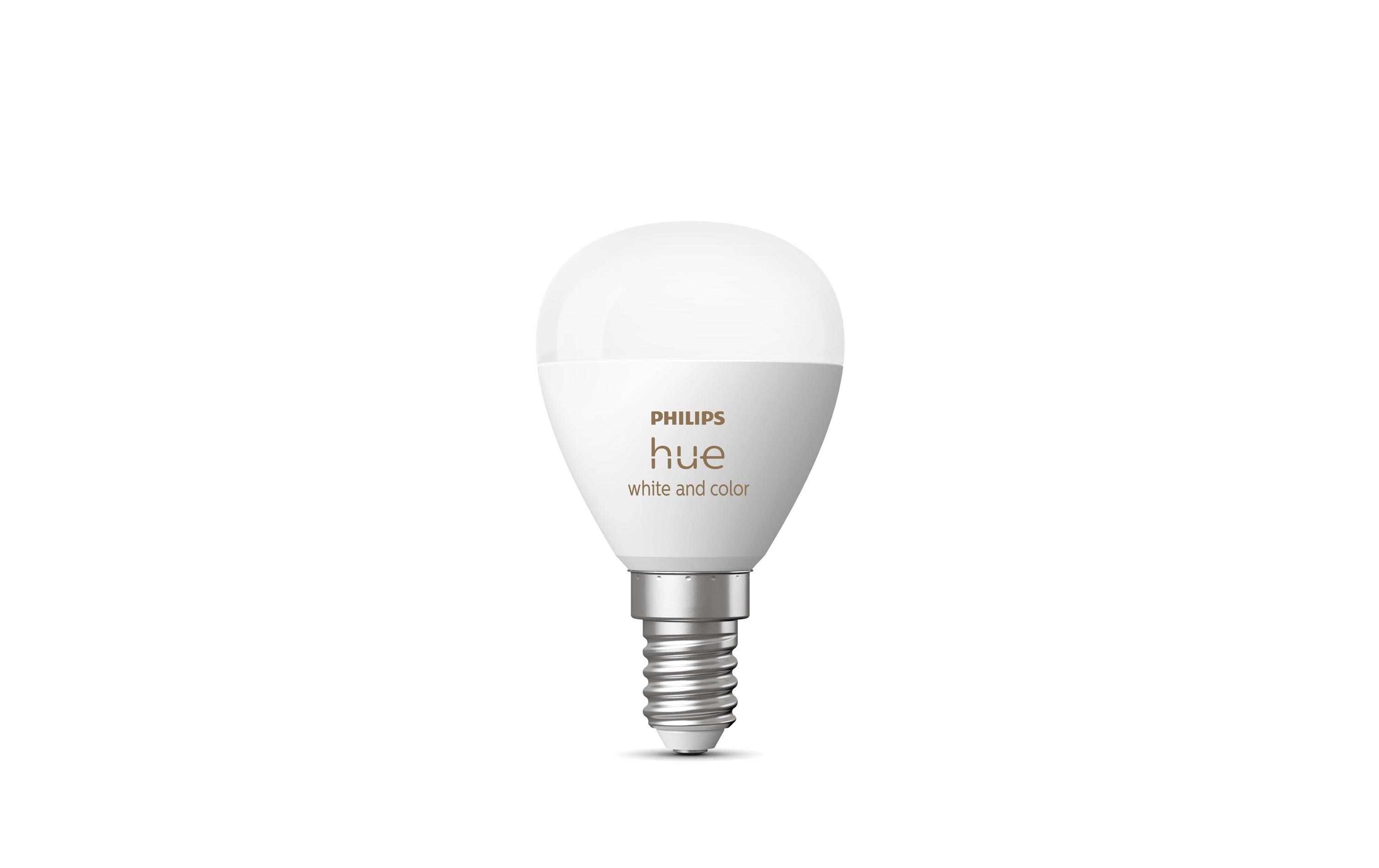 White & Color Ambiance E14 Luster Tropfenform 470 lmSmartes Hue E14-Leuchtmittel