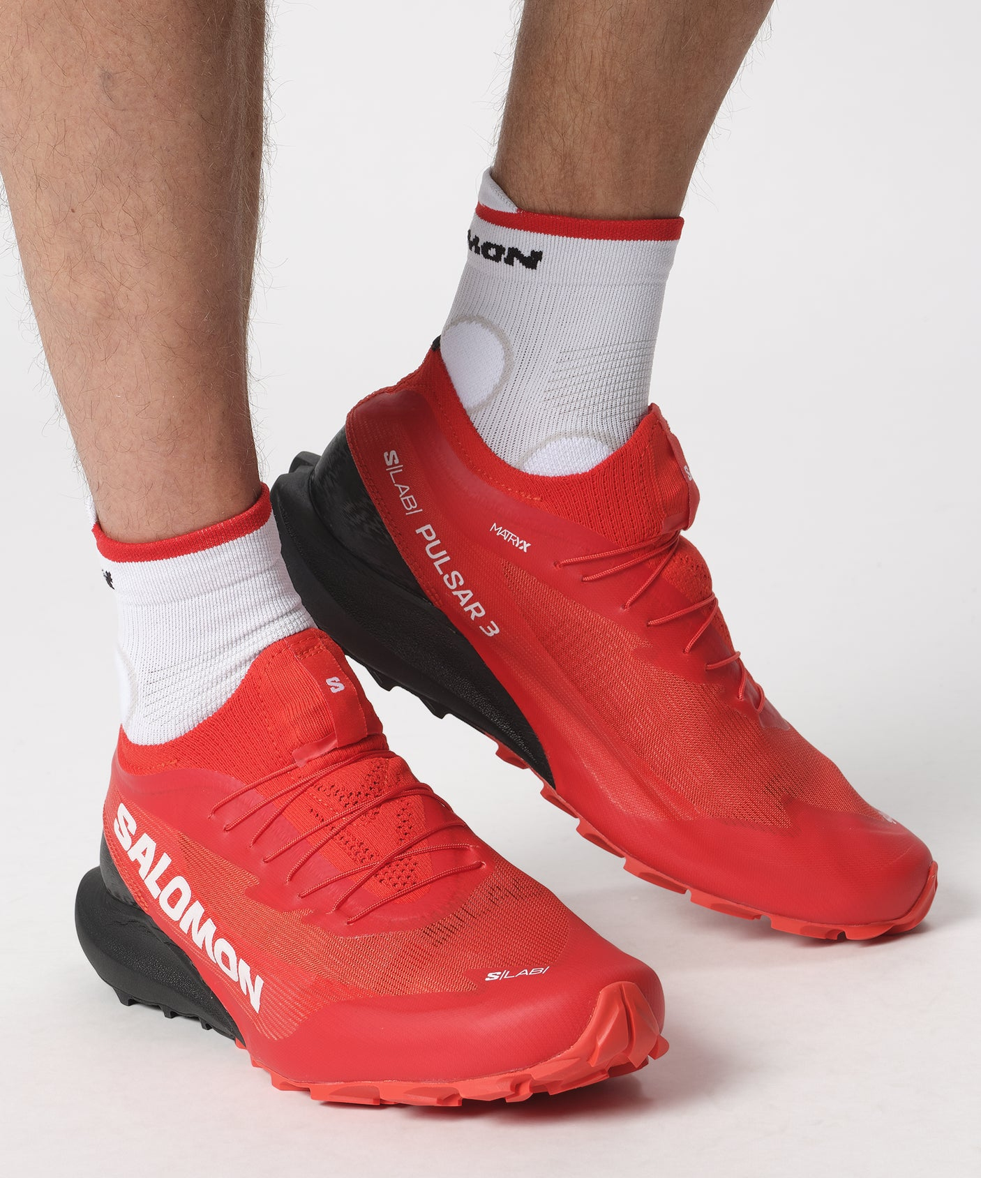 S/Lab Pulsar 3 Unisex Fiery Red/Fiery Red/White