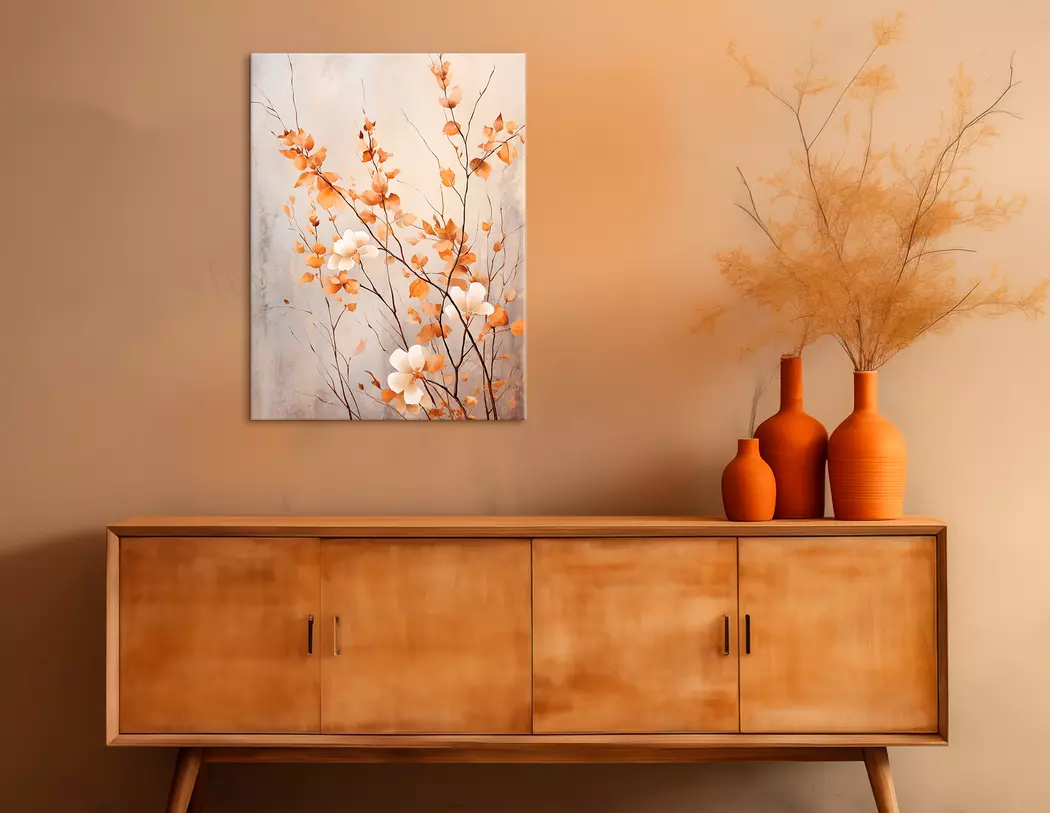 Wandbild 30 x 40 cm Soft Nature On Grey V