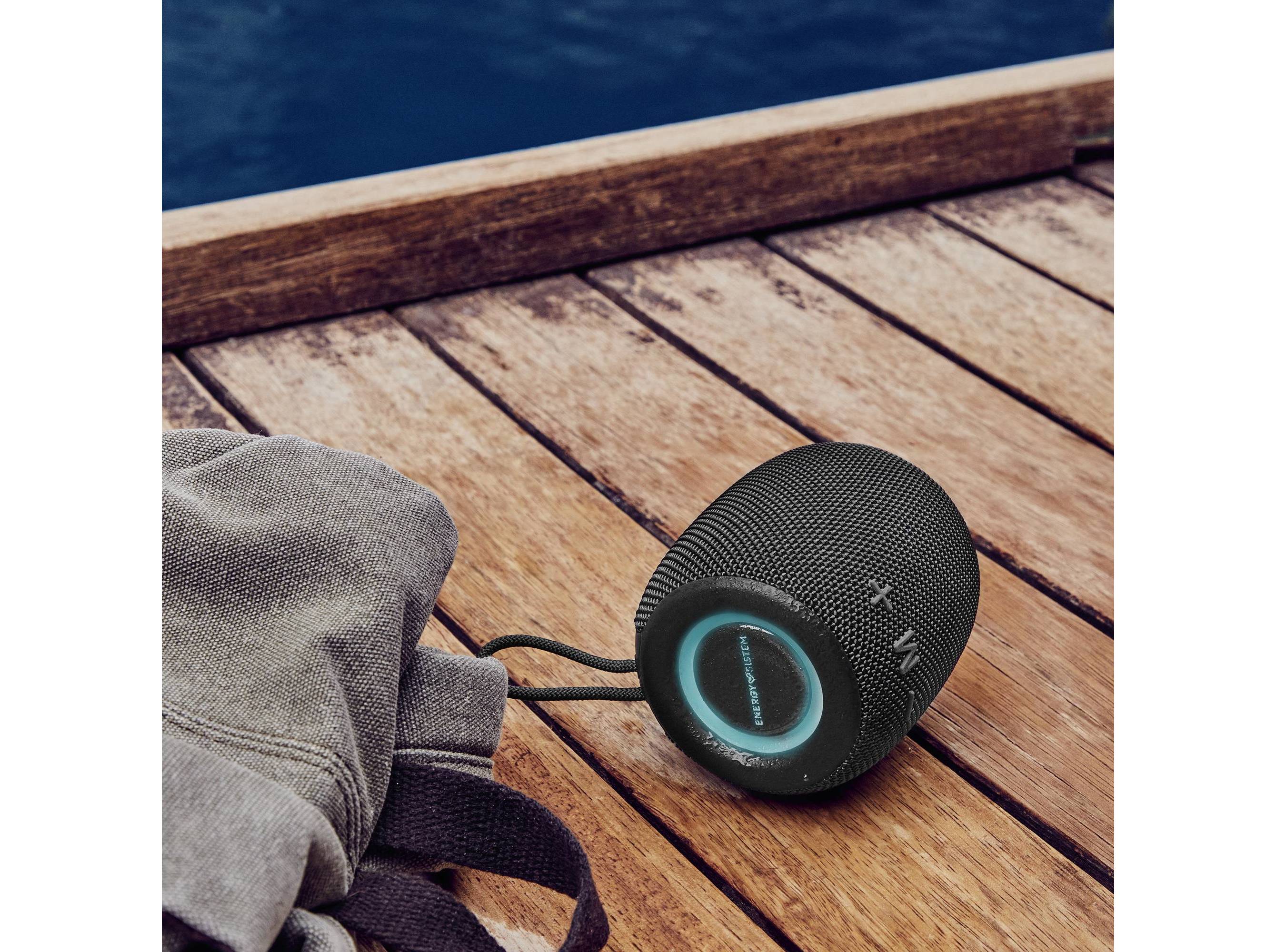 COLUNA PORTÁTIL ENERGY SISTEM SUNRISE GRAPHITE PRETO BT 10W