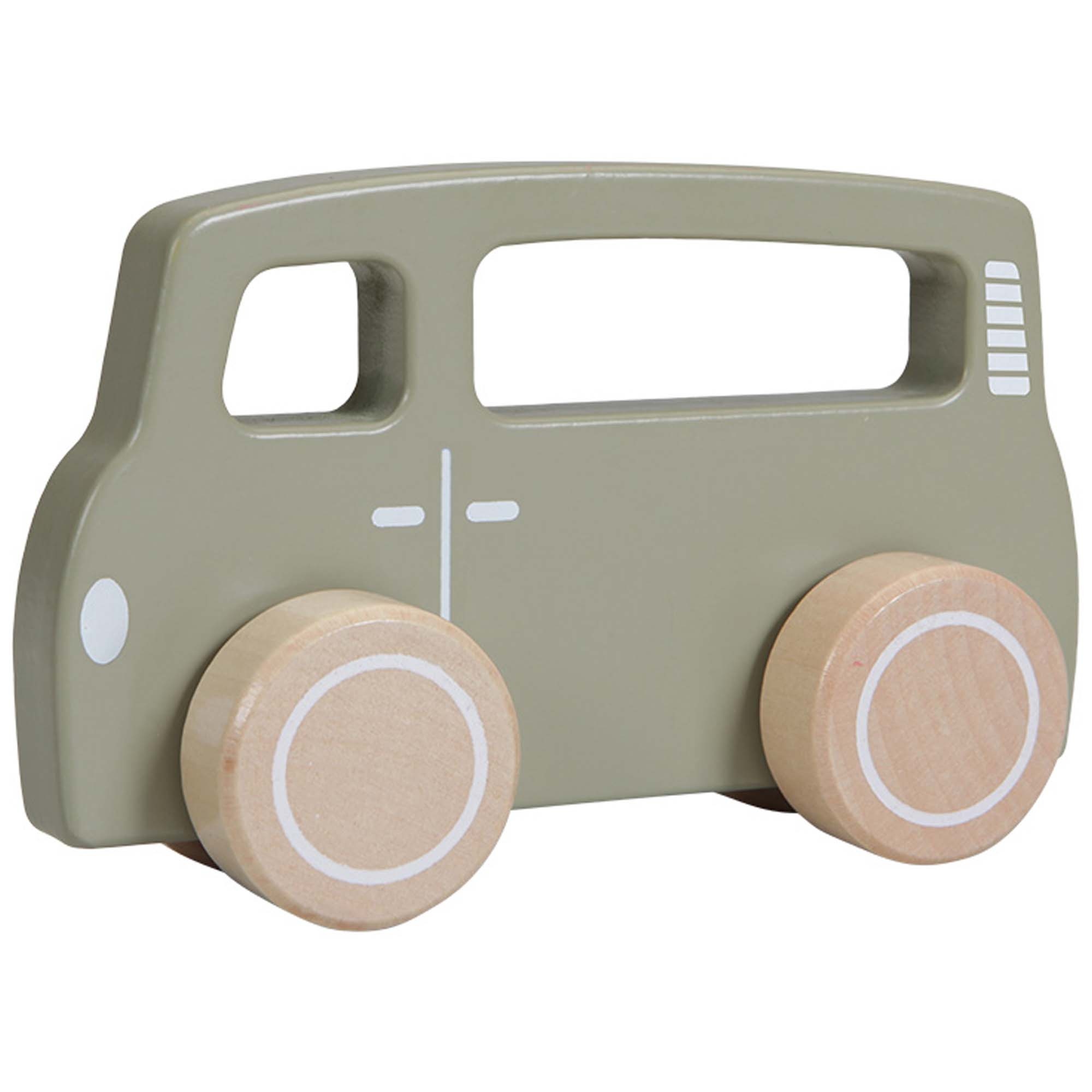 Little Dutch houten bus groen