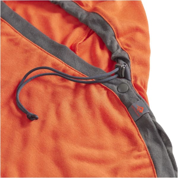 Drap sac de couchage SEA TO SUMMIT REACTOR EXTREME SLEEPING BAG LINER MUMMY W/ DRAWCORD STANDARD RED