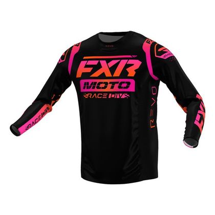 Maillot cross FXR REVO COMP FLA-MANGO 2022 - Noir