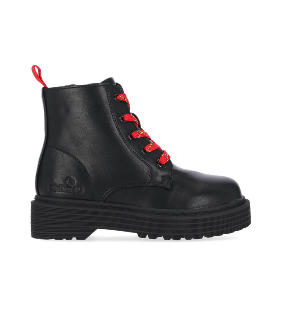 Chika10 Botas Suíças Infantis Tamanho 10 Pretas