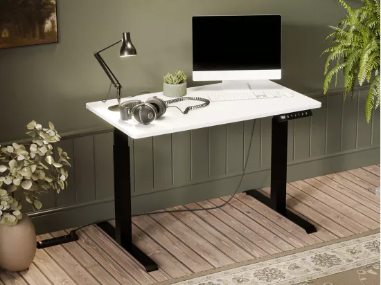 Table de travail réglable en hauteur Charlotte 194, Réglable en hauteur|Électrique, 72cm