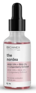 Bionnex Nordea Aha 10%   Bha 2%   Lingonberry Exfoliant 30ML