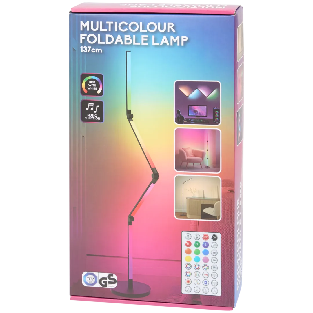 Multicolor opvouwbare lamp 137 cm | 200 lumen