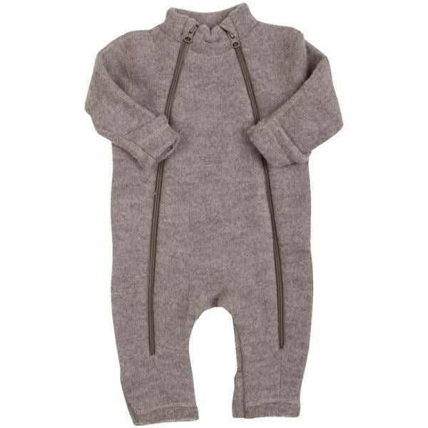 Uld Sesame Melange Heldragt 2 i 1 - Joha → Luksusbaby.dk