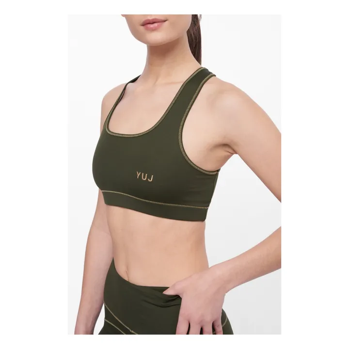 YUJ Paris Brassière Anahata | Vert kaki