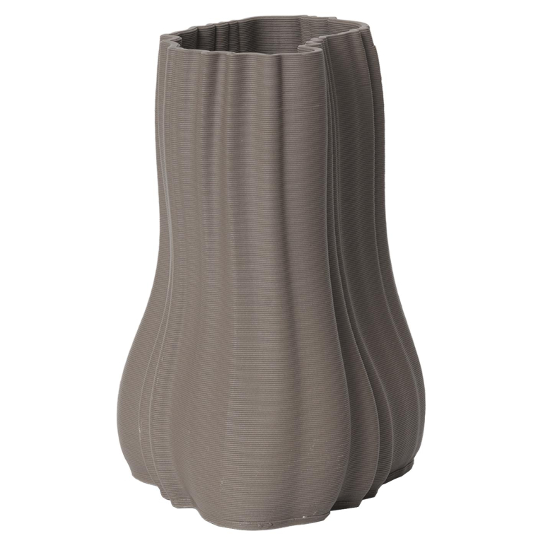 Ferm Living Moire vaas H20 antraciet