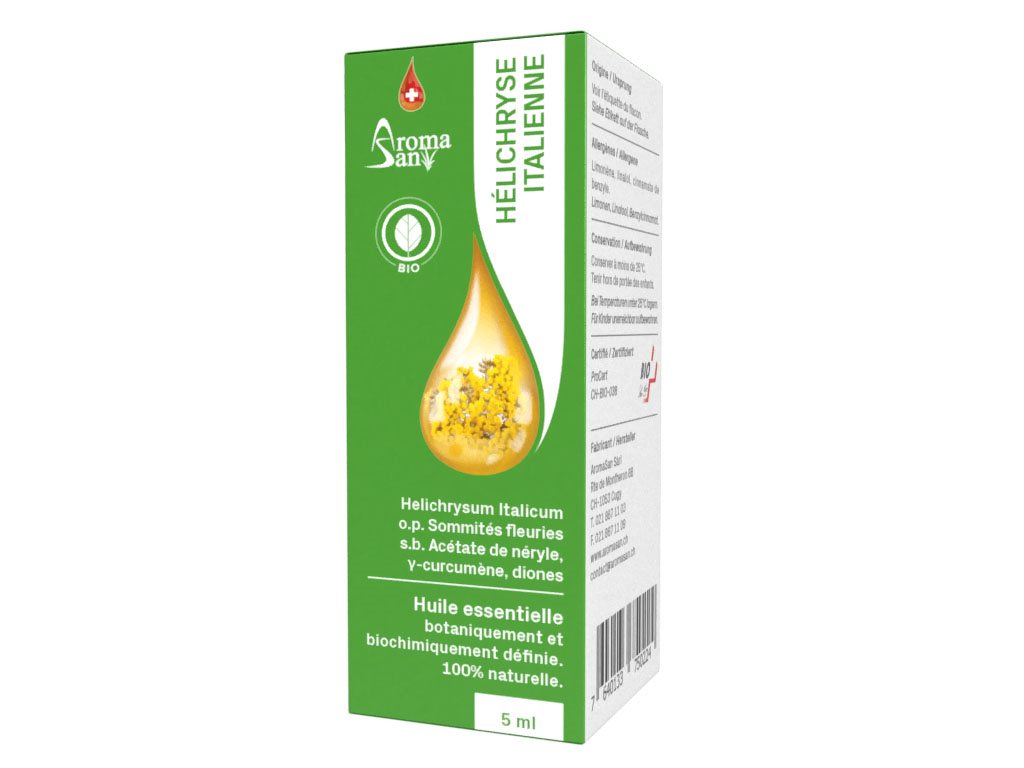Aromasan Immortelle<br>5 ml, Ätherisches Öl, in Schachtel Bio