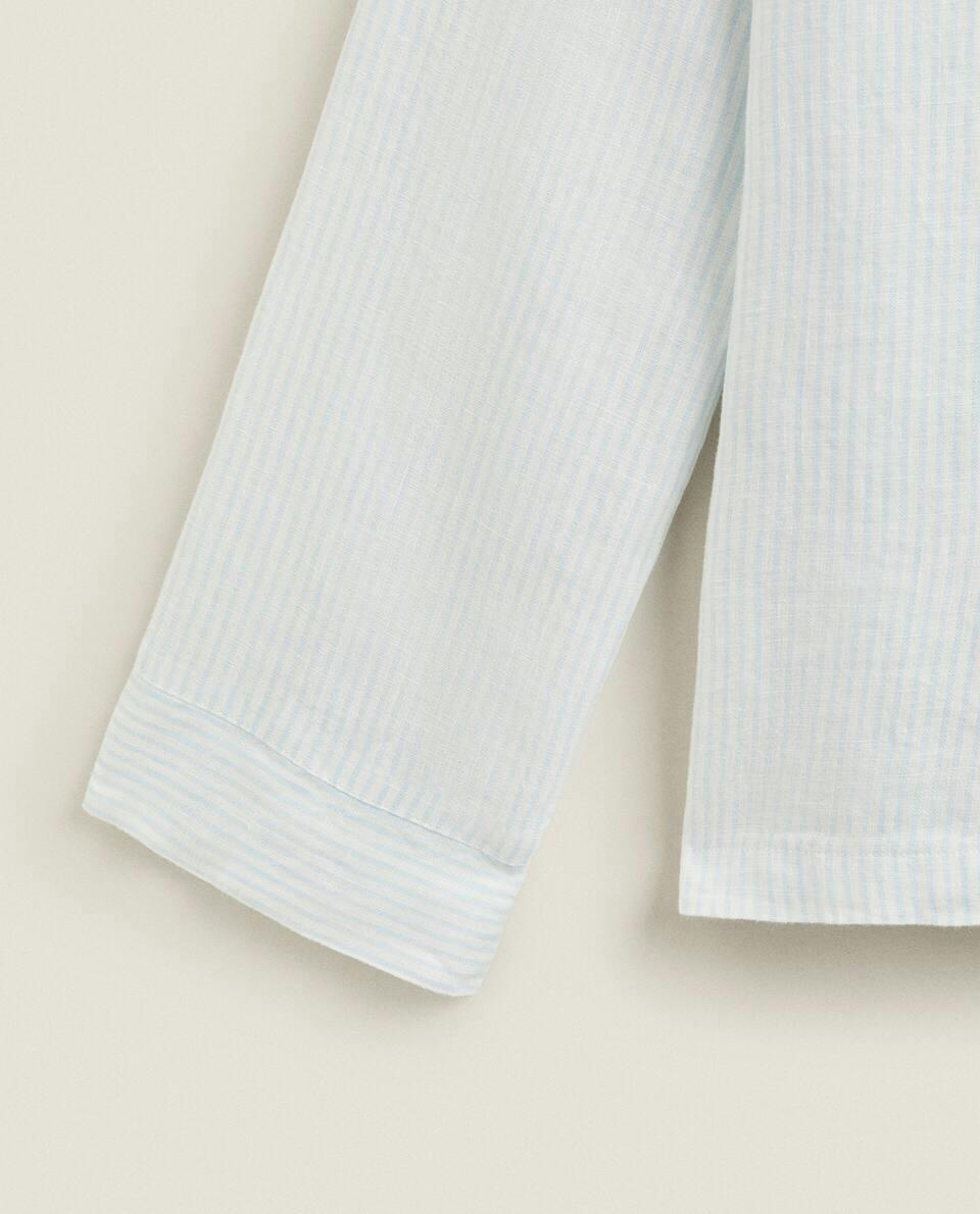 CAMISA DE LINHO LISTRADA
