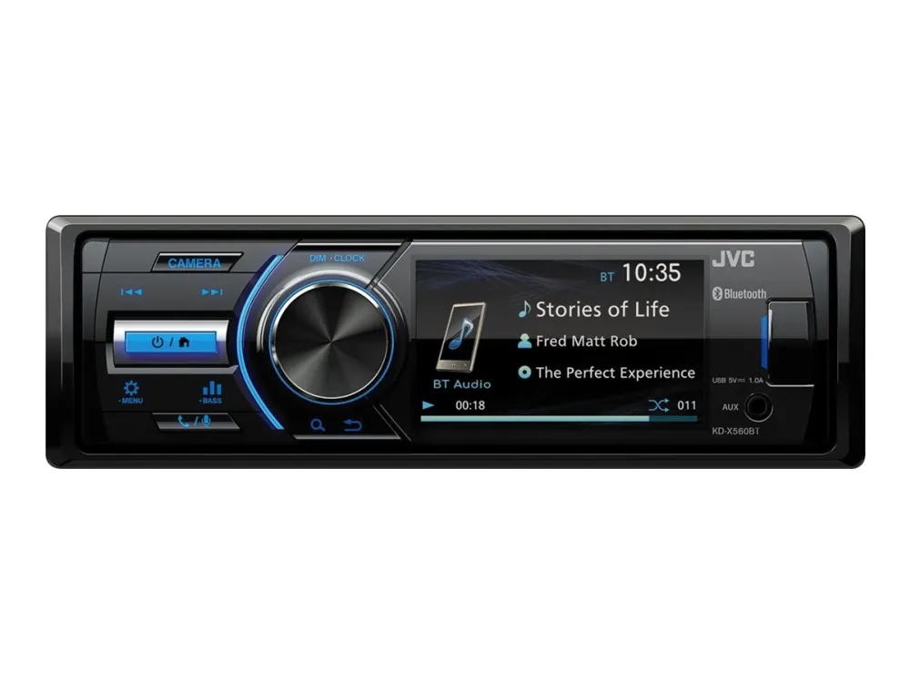 JVC KD-X560BT - Digital modtager - display - 3