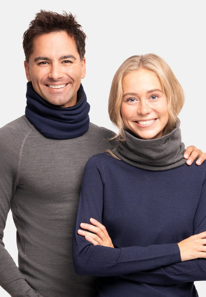 MERINOULD HALSEDISSE MED FLEECE