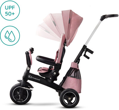 Kinderkraft Trehjulssykkel Easytwist, Rosa