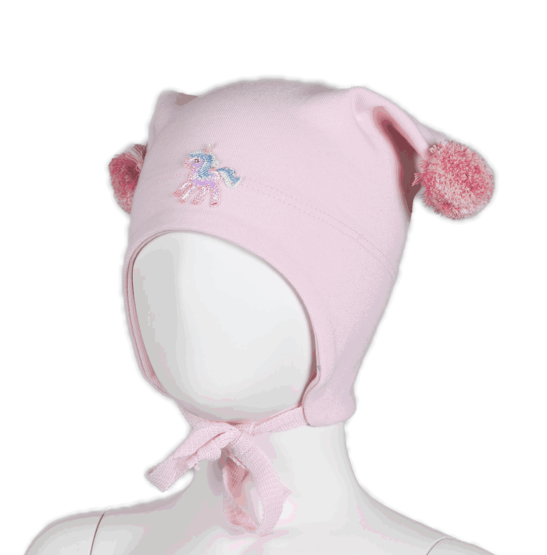 Windproof hat unicorn light pink - Kivat - Rumpetroll