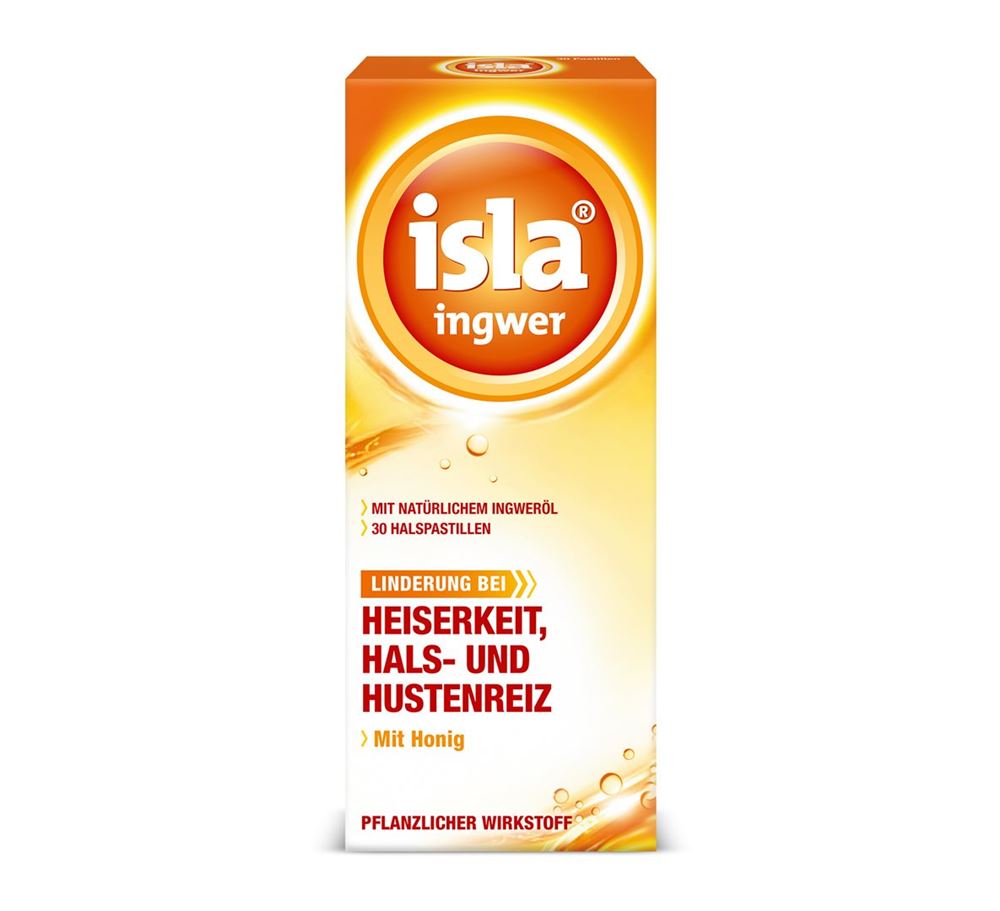 Isla Ingwer<br>30 Stück, Pastillen